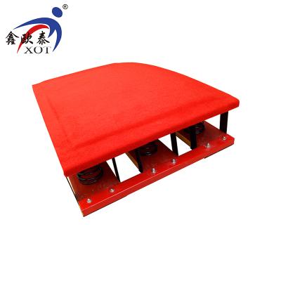 China Kids Indoor Game Wooden 9 Spring Gymnastic Ash Exercise Practice Jumping Springboard For Sale for sale