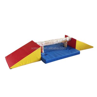 China Tumbling Mat Folding Cheese Wedge Incline Small Children Play Indoor Gymnastics for sale