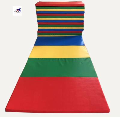 China Kids Indoor Play Yoga Training Gymnastics Eco - Friendly Soft Material Foldable Mat for sale