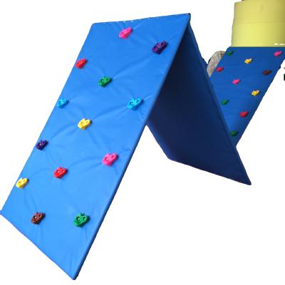 China Eco-friendly Customized Height Kids Indoor Climbing Wall for sale