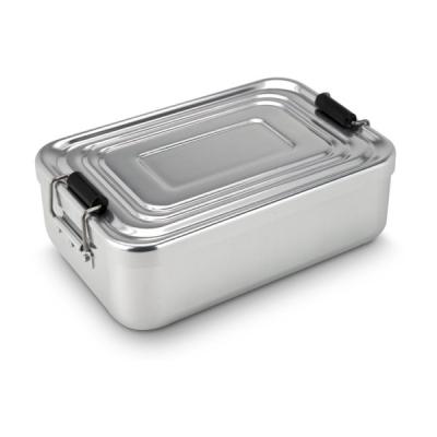 China 2019 Hot Sale Dry Food Aluminum Food Container Metal Lunch Box Togo Aluminum Lunch Box for sale