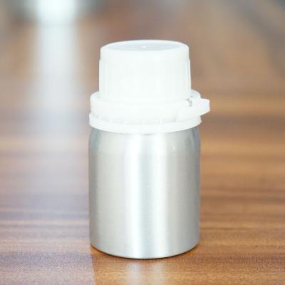 China Aluminum Essential Oil Bottle Mini Bottle 50ml Essential Oil Bottle With Anti Theft Cover Bottle Packing for sale