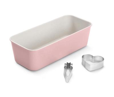 China Disposable Rectangular Baking Tin With Shaped Cookie Cutters Loaf Pan for sale