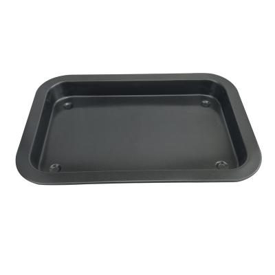 China Hot Selling Disposable Carbon Steel Non-Stick Four Bottom Corners With New Design Baking Tray for sale