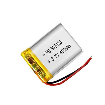 China Toys 902025 400mah 3.7v Lithium Polymer Battery China Manufacturer Wholesale for sale