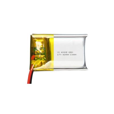 China Smallest Li(NiCoMn) O2 Headphone Lithium Polymer Battery 401015 3.7V Lipo Battery 45mah for sale