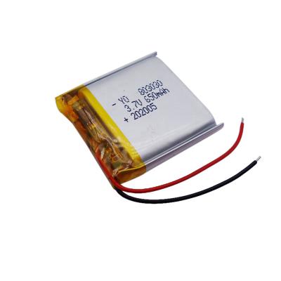 China Consumer Electronics 3.7v 552250 600mah 803030 3.7v 650mah Lipo Battery 30v for sale