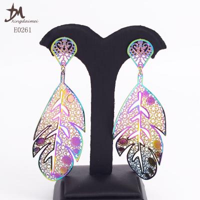 China Latest Design E0261 Color Totem Handmade Fashion Drop Earrings for sale