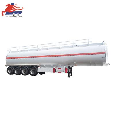 China Truck Trailer 2023 hot sale 3 axles 50 CBM fuel tanker semi trailer fuel oil diesel tanker trailer for south africa for sale