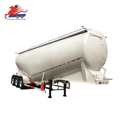 China Truck Trailer 40ton 50ton V shape Bulk Cement Tank Trailer Fly Ash Cement Bulker Carrier Tanker Semi Truck Trailer for sale for sale