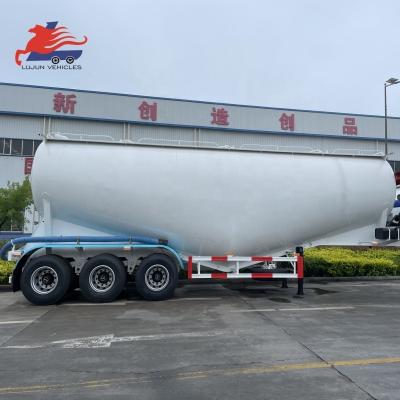 China Truck Trailer China Dry Bulker truck trailer 3 axles 40cbm bulk power tank semi trailer V type bulk cement trailer for sale