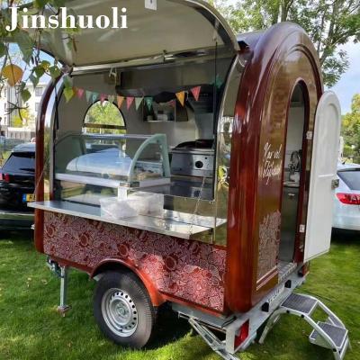 China Mobile Vegetable Processing Plant OEM Food Truck SS Ice Cream Carts Jinshuoli Concession Trailer Food Truck For Sale for sale