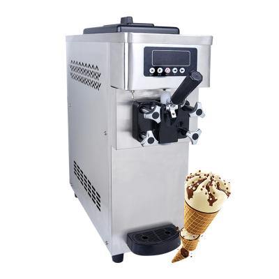 China Snack Factory Jinshuoli Factory Price 3 Flavors Soft Serve Ice Cream Maker Machine For Snack Shop/Restaurant for sale