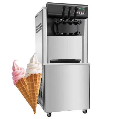 China Cheapest Mini Commercial Soft Serve Making Snacks Factory Jinshuoli Soft Ice Cream Maker Making Machine Price for sale