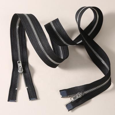 China Various Sizes Goods Best Quality Factory Price Double Slider Durable Color Long Nylon Zipper For Garment Backpack Handbag Zipper for sale