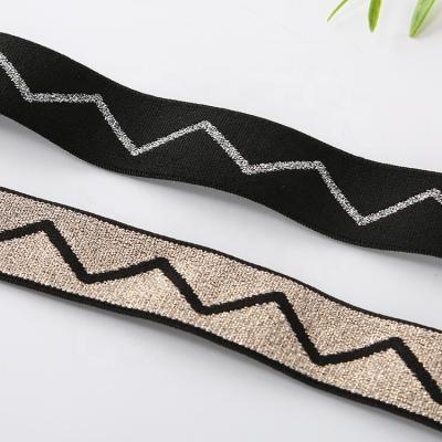 China Factory Price 2.5cm High Quality Viable High Elastic Waistband Elastic Luggage For Clothing Home Textile Accessories Handbag for sale