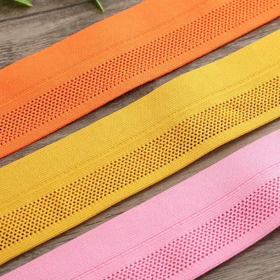 China Hot sale 4.5cm Y shape polyester mesh high quality elastic waistband elastic strap women's sportswear tie up hat for sale