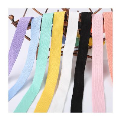 China Viable hot selling high quality fish mesh strap inter-color colorful nylon elastic band 2021 new underwear bra waist elastic band for sale