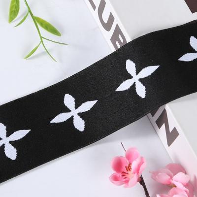 China Factory price shoulder strap black and white nylon crossover elastic waistband women viable hot sale stain for garment for sale