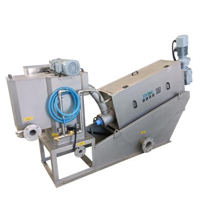 China Factory Activated Sludge Treatment Equipment And Manufacturers Screw To Deslime Dewatering Machine for sale