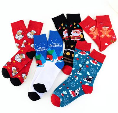 China Socks 2021 New Style QUICK DRY Cotton Unisex Colorful Happy Christmas Adult Socks Best Design Best Quality Socks for sale