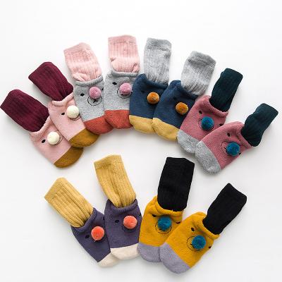 China Winter Sporty High Quality Baby Socks Anti Slip Cotton Cute Animal Children Custom Socks Lovely for sale