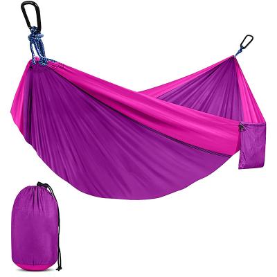 China Lightweight Custom Color And Logo Parachute Camping Hammock Chair Outdoor Hiking Ultralight Portable for sale