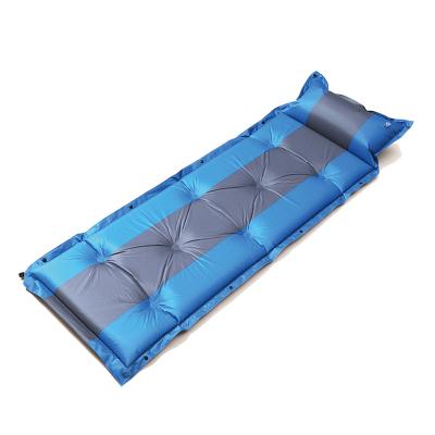 China Lightweight Durable Ultralight Sleeping Mat Inflatable Camping Sleeping Pad With Built-in Pump for sale