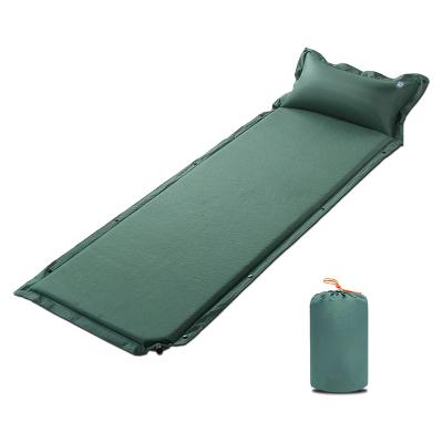 China High Quality Waterproof Lightweight Durable Camping Sleep Protection Fast Self Inflating Air Mattress With Pillows for sale