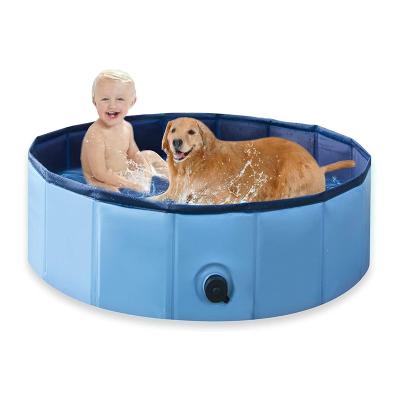 China Viable Collapsible Water Bath Pond Baby Pet Pool Dog Dog Kiddie Pool for sale