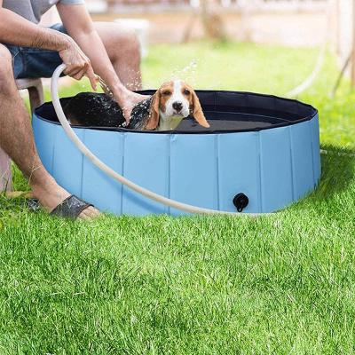 China Durable Leakproof Bathing Tub Cat Bathtub Portable Non-Slip Pet Outdoor Bathing Pool Kiddie Pool for sale