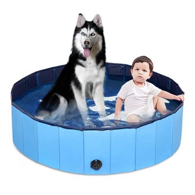 China Viable Collapsible Dog Tub Swimming Pool Water Pond Pool For Kids for sale