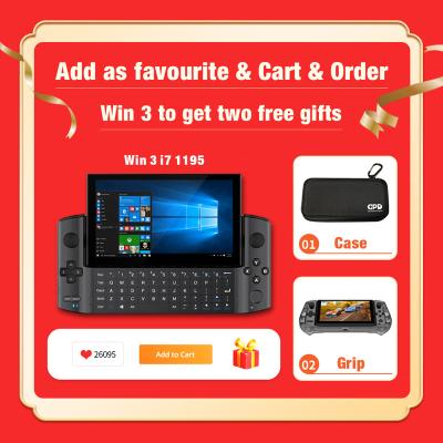 China WIN 3 Mini Notebook Touch Screen Modern Gaming Laptop GPD Handheld CPU SSD 1TB Backlit Keyboard Intel Core i7 1195G7 RAM 16GB for sale