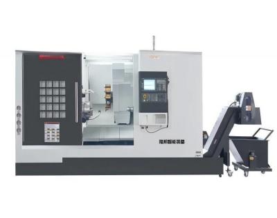 China Máquina de precisión de giro de molino de lecho inclinado de metal con sistema de control CNC Syntec en venta