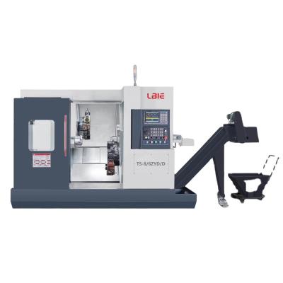 China Powerful Multi Spindle Cnc Vertical Turret Lathe With Back Spindle for sale