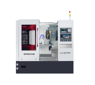 中国 マルチスピンドルCNCターニングとフレーシングマシン 5軸 FANUC Syntec Cnc制御システム 販売のため