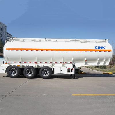 China Petroleum Tri Axles Fuel 40000 Liters Stainless Steel Tanker for sale