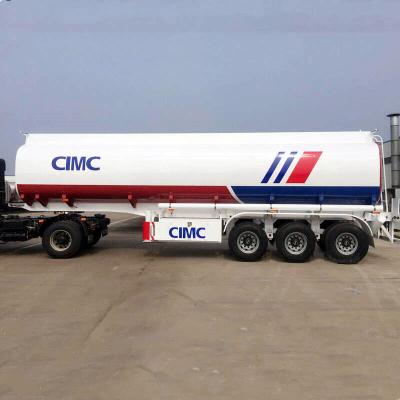 China Petrol Diesel Transport 33000 Liters Stainless Steel Tanker for sale