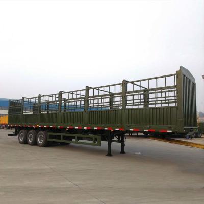 China El ganado animal transporta 3 la cerca Semi Trailer del árbol 40ft de BPW en venta