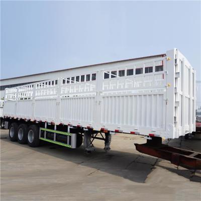 China Bulk Cargo Coal Transport 12m 40ft CIMC Sidewall Trailer for sale