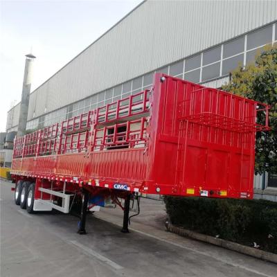 China Cerca Semi Trailer del almacén de 50 Ton Dry Cargo Tri Axle CIMC en venta