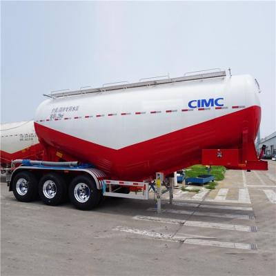 China 50T 90CBM Silobas V Shape Cylindrical Pneumatic Sand Trailer for sale