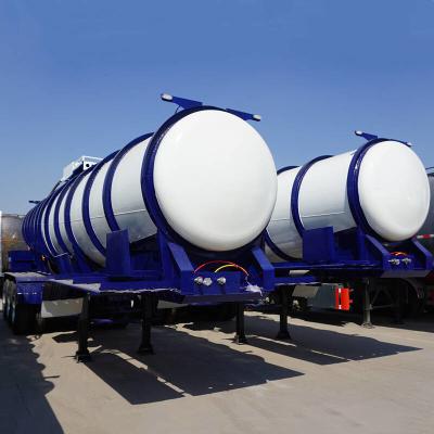 China Airbag Suspension Cimc 20000L Hydrochloric Acid Tanker Trailer for sale