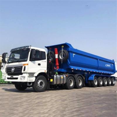 China Hydraulic Tipper Dump 60T 35CBM  Multi Axle Modular Trailer for sale