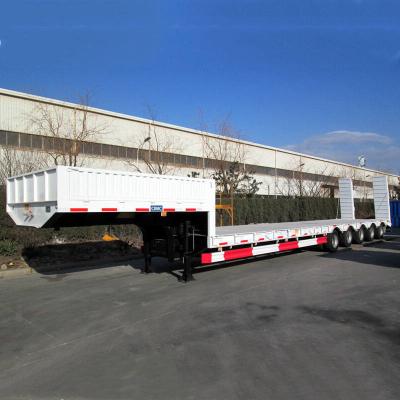 China CIMC 100 Ton Low Bed 50ft Multi Axle Modular Trailer for sale