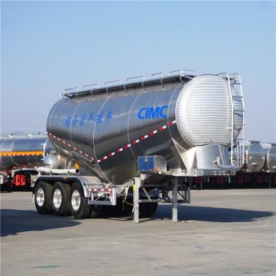 China Aanhangwagen van de het Aluminiumtanker van Axle Cement 60cbm van de luchtopschorting de Tri Te koop