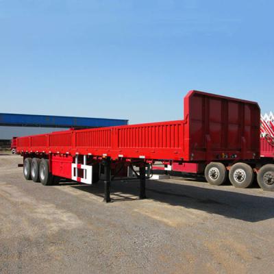 China 3 Axle High Side Container Cargo  40T Sideboard Trailer for sale