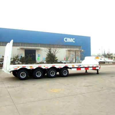 Cina Rimorchio di CIMC 4 Axle Mechanical Suspension Low Loader in vendita