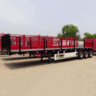 Cina Trasporto CIMC tri Axle Timber Flatbed Trailer del ceppo in vendita