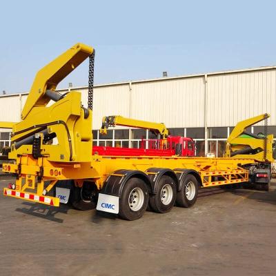 China reboque de 37 toneladas do recipiente de 45 Ton Self Loading Side Lifter à venda